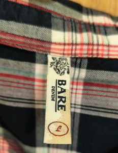 ✨ BARE DENIM Checked Shirt