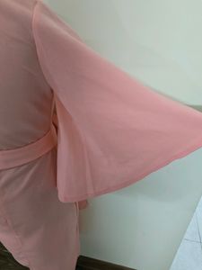 Shein Peach Colored Bodycon Dress