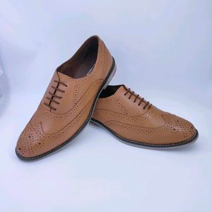 Tan Leather Formal Shoes