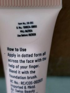 Maybelline Concealer+Swiss Beauty Foundation