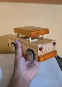 Vintage Wooden Toy Car