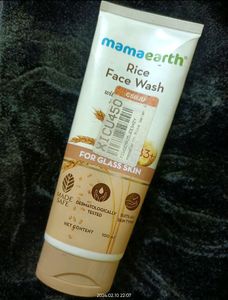 mamaearth rice face wash