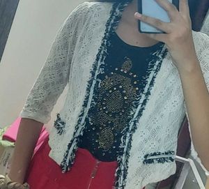 Crop Open Shirt For Women