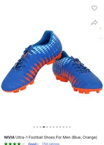 #Nivia #Ultra 1 Football #Shoes For (Men Blue Ora