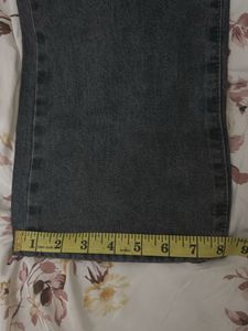 Vintage Black Wash Wide Leg Jeans