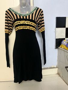 Korean Branded Pinterest Black One Piece