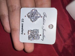 Sparkling Silver CZ Earrings…