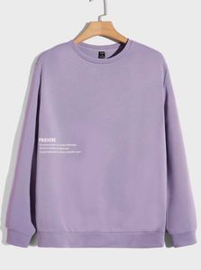 Unisex Lavender Graphic Sweatshirt (Oversized)