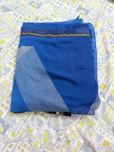 Elegant Blue Saree