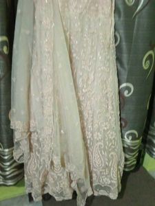 Ethnic Gown New Not Weared Sleeves Also Available