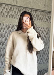 Cream Knit Sweater