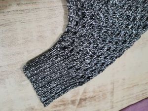 Sparkly Grey Knit Sweater