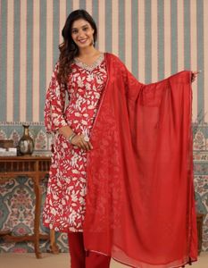 Rust Premium Pure Chinnon Suit
