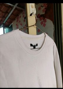 Unisex Zudio Plain White Sweatshirt