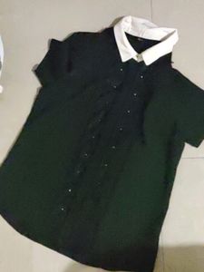 Trendy Shirt TOP With Front Open Button