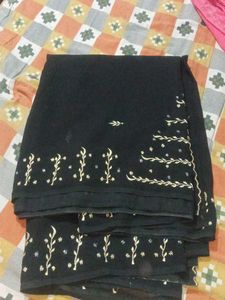 Black Saree 🖤