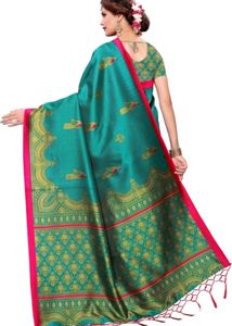 Suali Printed Mysore Silk Blend Saree