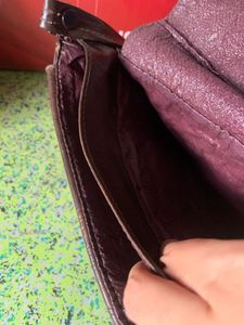 Vintage Textured Leather Shoulder Bag