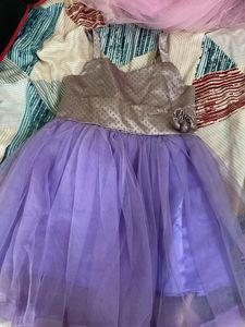 Lavender Tulle Dress