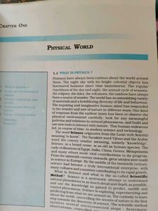Physics  Textbook Class 11 Part 1