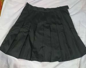 Korean black mini skirt