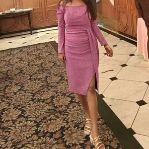 Sparkly Pink Bodycon Dress