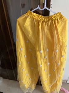 Elegant Yellow Embroidered Kurta Set