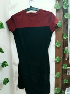 Color Block Tshirt Dress