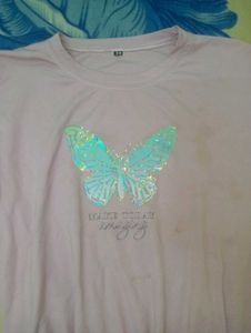 Butterfly Sequin T-Shirt