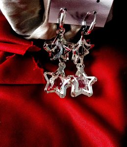 Silver Star ⭐ Diamond 💎 Earings 👂🏻