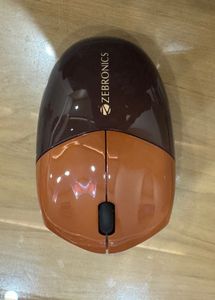 Zebronics Brown Wireless Mouse