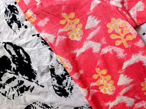 Printed short kurta