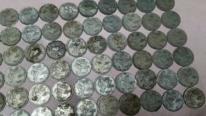 Rare Old 2 Rupee Coins 60 Pcs