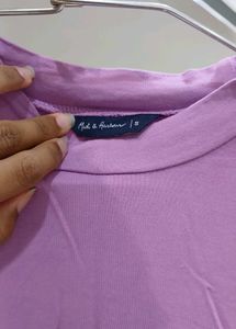 Purple Bodycon Mini Dress