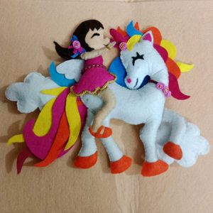 Felt Unicorn Toy
