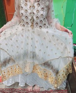 Elegant Ethnic Dress with Embroidery