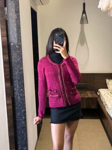 Elegant Knit Cardigan Jacket