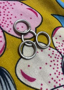 925 Silver Rings (Set of Four)-raw Product