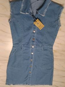 Beautiful Denim One Piece .