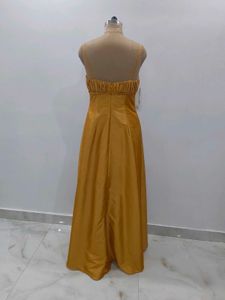 Elegant Yellow Maxi Dress
