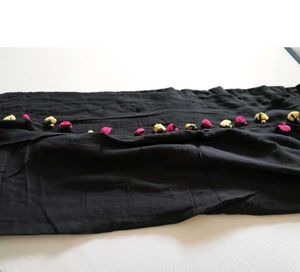 Black cotton Saree