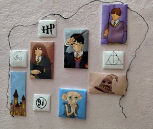 Hand-Painted Harry Potter Art Set (10 Pieces)