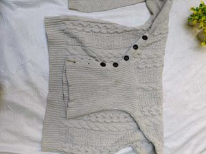 H&amp;M Cable Knit Turtleneck Sweater
