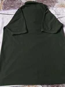 Olive Collar T-Shirt