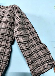 Black &amp; White Checked Kurti