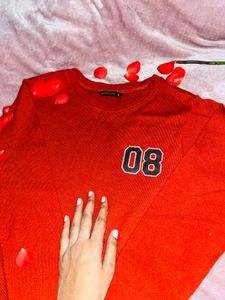 Orange Long Sleeve Tee - &#39;08&#39;