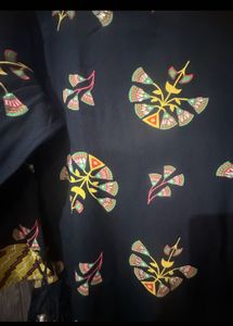 Elegant Printed Kurta with sharara