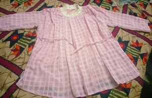 Crop Top With Light Pink Colour