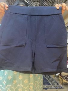 Very Soft And Sturdy  Navy Blue Shorts