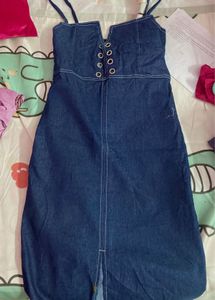 Denim Mini Dress - Cute &amp; Stylish